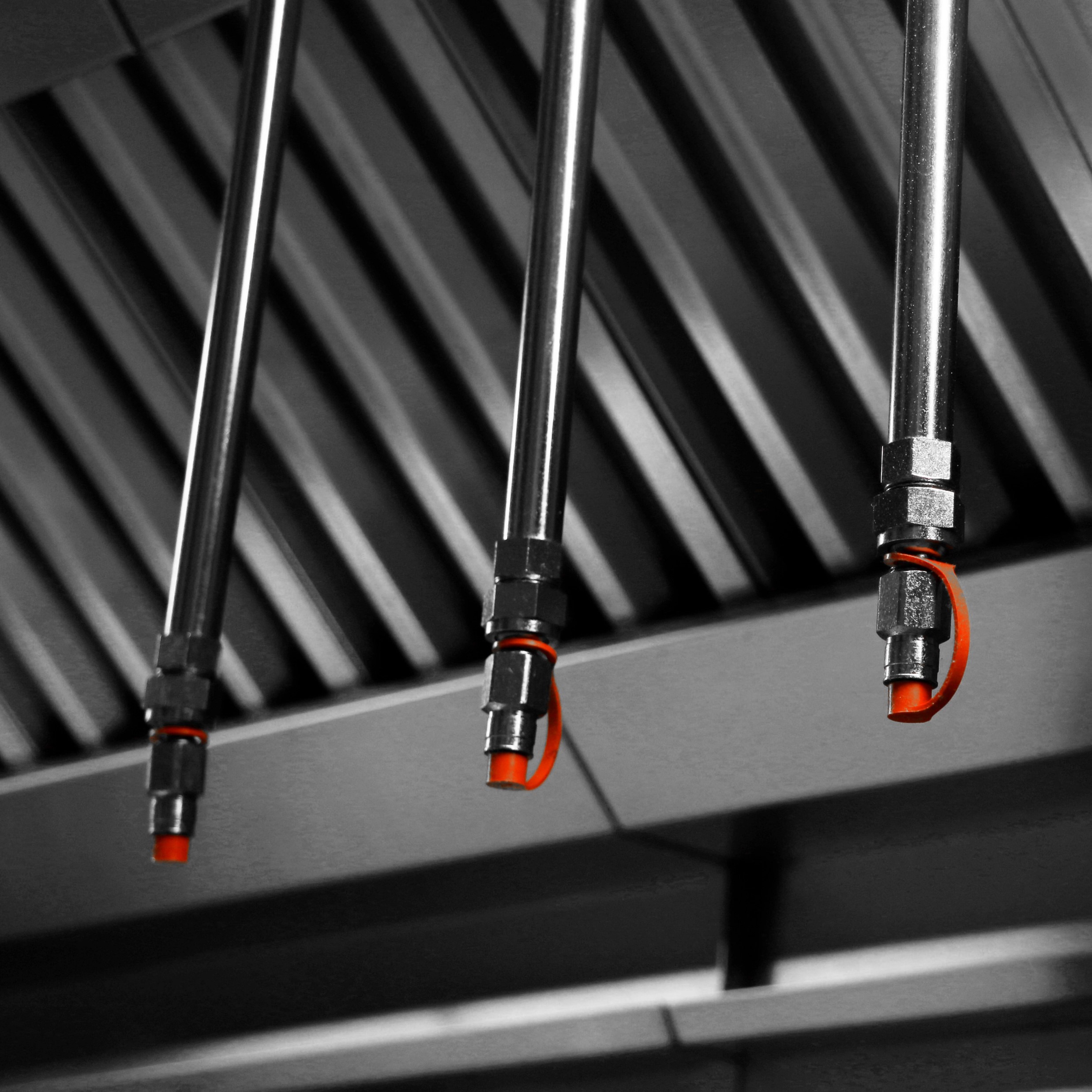 Fire Supression Nozzles Restaurant Hood Fabrication